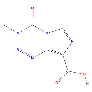 Chemical structure of Temozolomide Impurity B