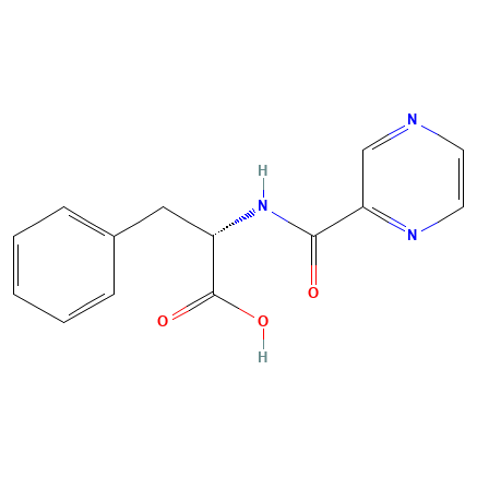 Chemical structure of Bortezomib Acid Impurity