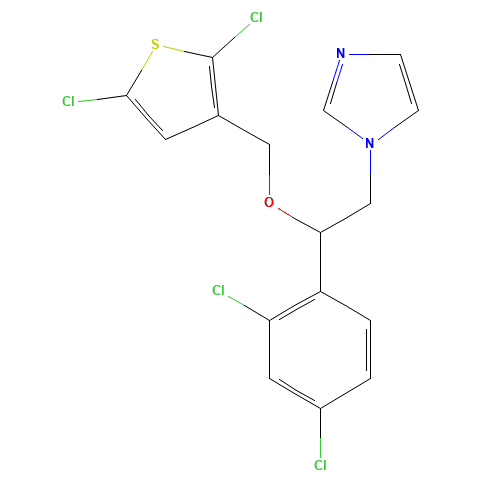 Chemical structure of Tioconazole Impurity B
