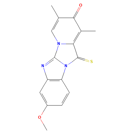 Chemical structure of Omeprazole Impurity F & G