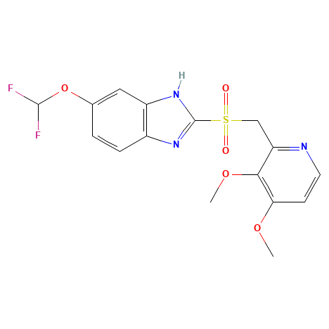 Chemical structure of Pantoprazole Impurity A