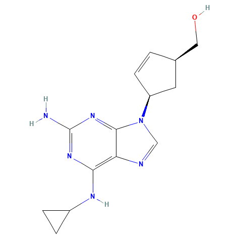 Chemical structure of Abacavir