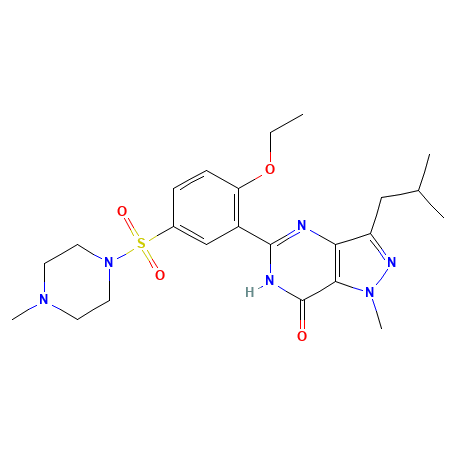 Chemical structure of Sildenafil Citrate Impurity A