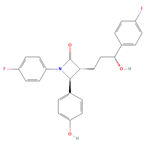 Chemical structure of Ezetimibe RRS Impurity