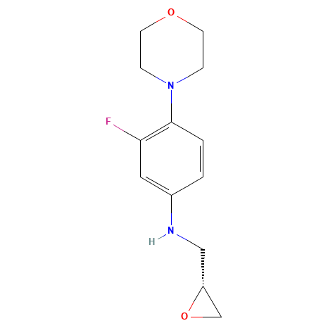 Chemical structure of Linezolid Impurity 5