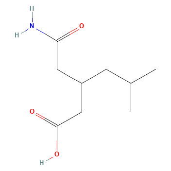 Chemical structure of Pregabalin Amide Ester Impurity