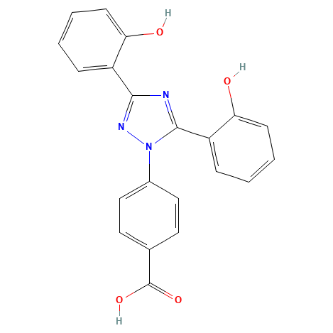 Chemical structure of Deferasirox