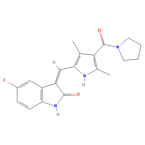 Chemical structure of Sunitinib Impurity B