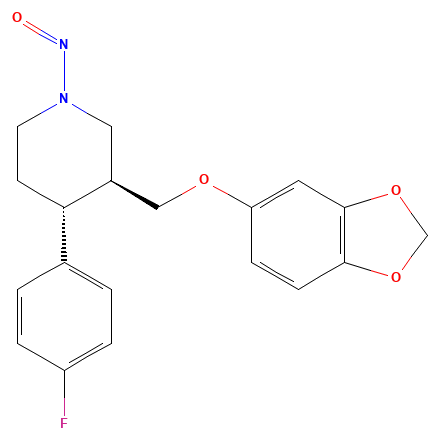 Chemical structure of N-Nitroso Paroxetine