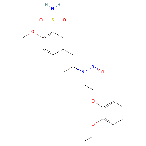 Chemical structure of N-Nitroso Tamsulosin