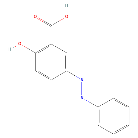 Chemical structure of Mesalamine Impurity I