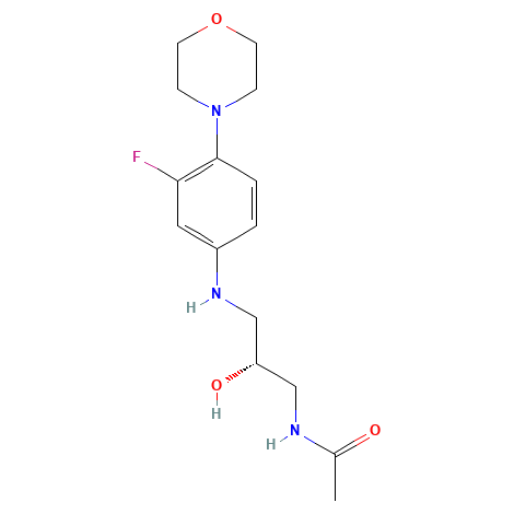 Chemical structure of Linezolid Descarbonyl Impurity