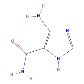 Chemical structure of Temozolomide Impurity A