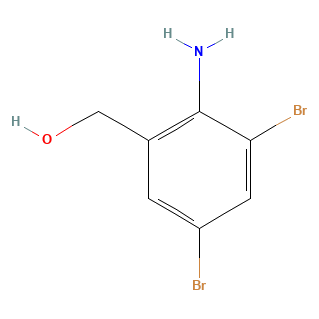 Chemical structure of Ambroxol HCl Impurity A