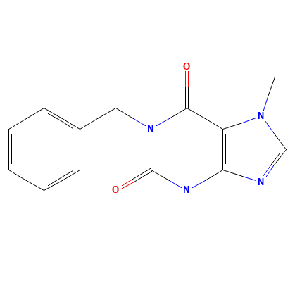 Chemical structure of Pentoxifylline Impurity I