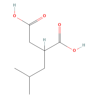 Chemical structure of Pregabalin Diacid